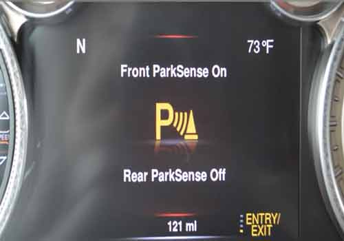 Jeep Grand Cherokee Parksense does Won'T Turn off