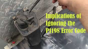 P1198 Radiator Temperature Sensor Voltage Too High